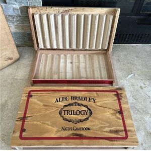 Set Of 2 Alec Bradley Trilogy 2022 Limited Edition Cigar Boxes- Cameroon